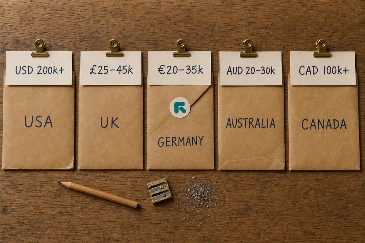 Dentist Migration Costs in 2026: Five Countries, Itemised, Side by Side